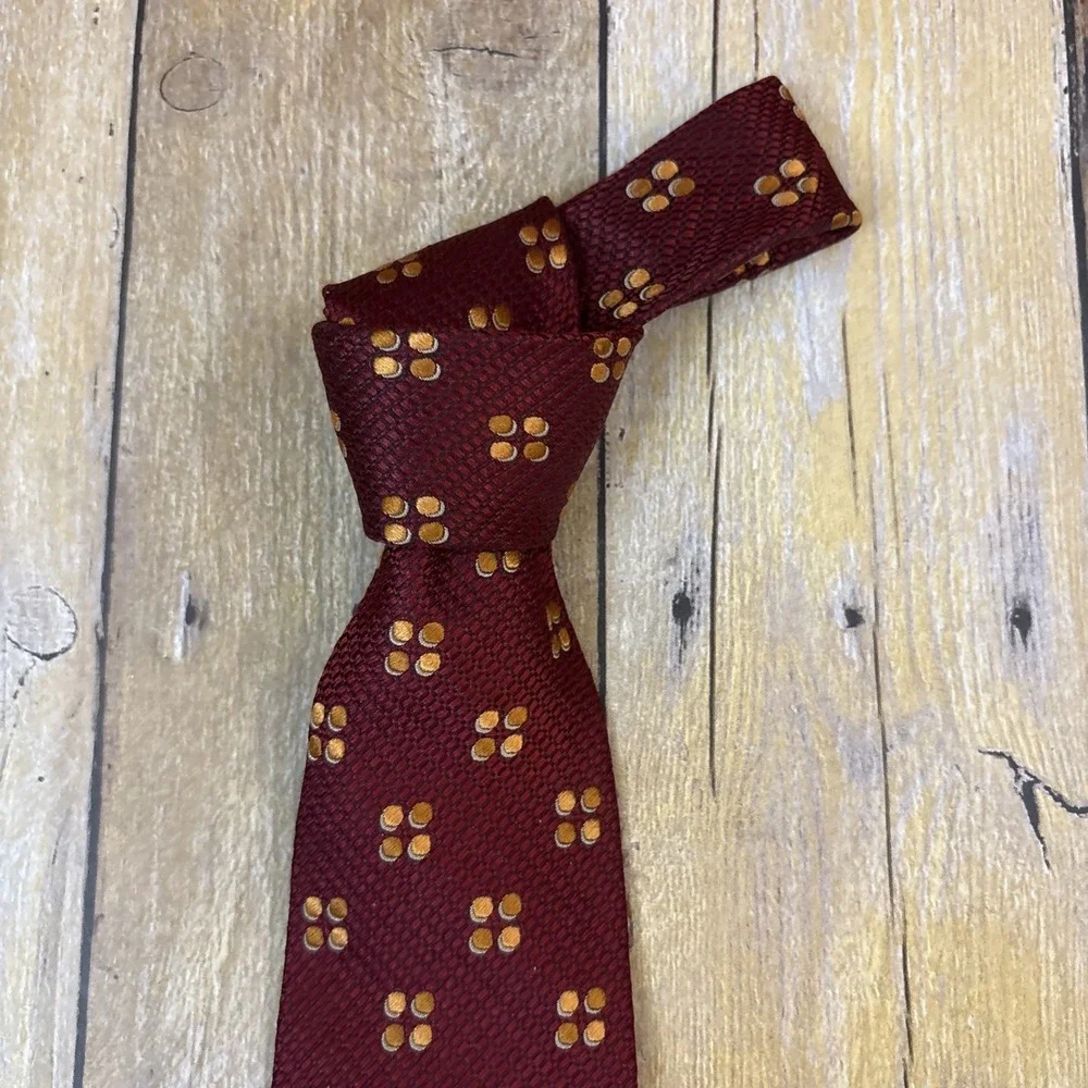 Ermenegildo Zegna Silk Tie Polka Dot